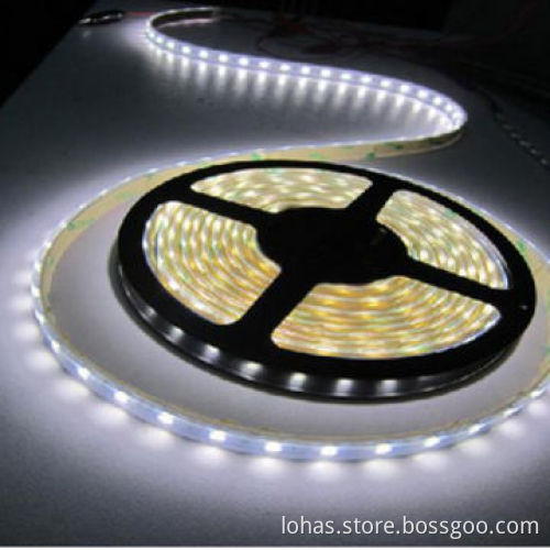 Multicolor Flexible LED Strips with High Brightness of 12-14lm/LED, SMD5050 60 Pieces/m